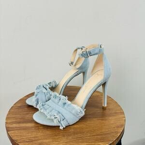 Jessica Simpson Blue Denim High Heels Women’s Size 7.5